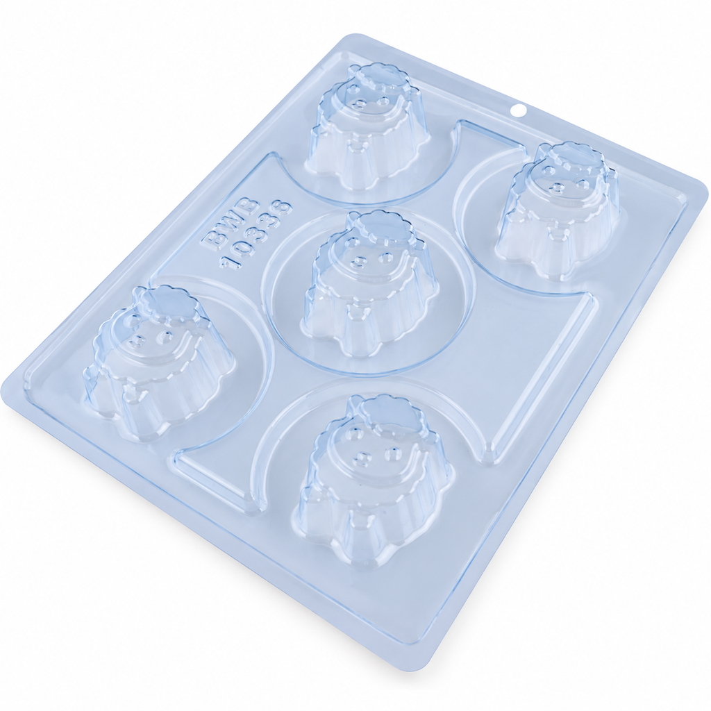 BWB Sheep Chocolate Bonbon Mould – 3-Part – 10336