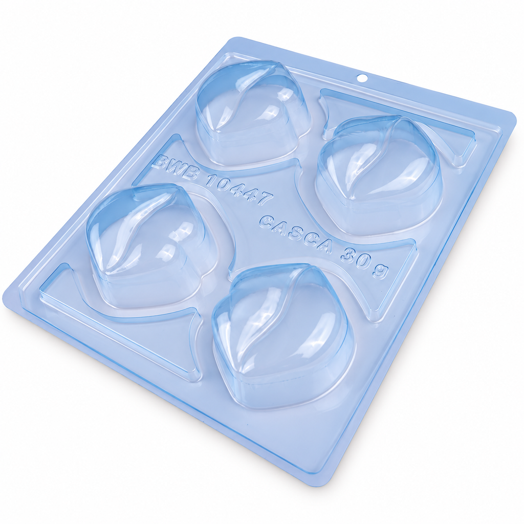 BWB Lips Chocolate Mould for Filled Chocolates – 3-Part – 10447