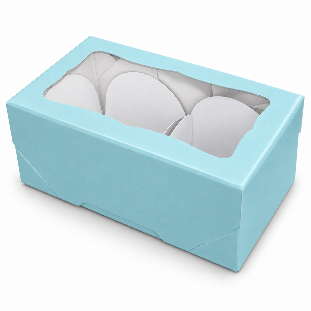 Window Sweet Gift Box with 2 Holders – Various Colours