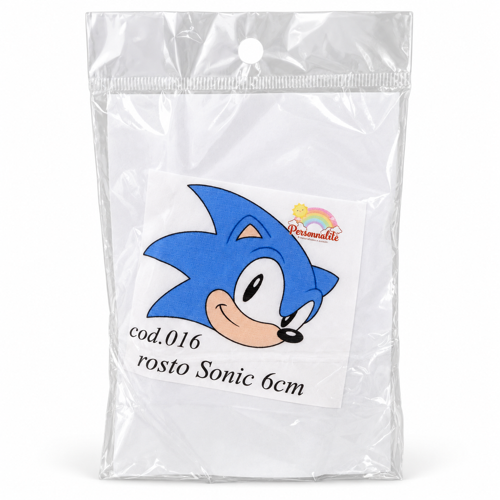 Sonic Face Fondant Cutter - 6 cm