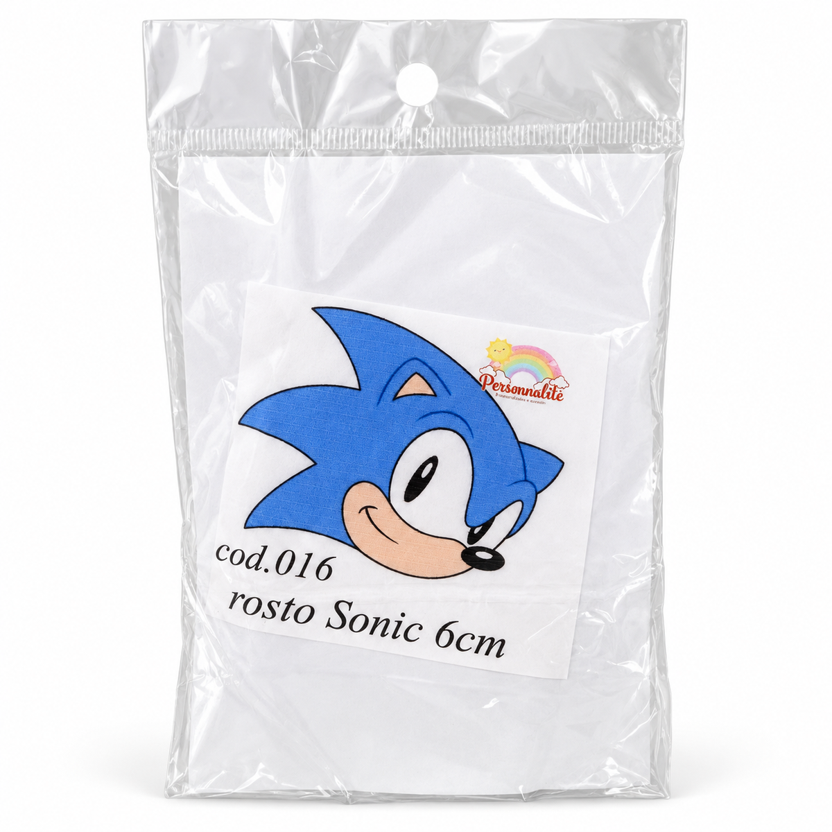 Sonic Face Fondant Cutter - 6 cm