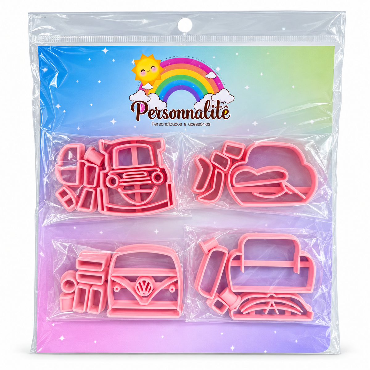 Car Fondant Cutter Set - Design 2