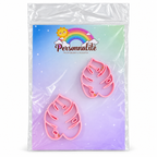 Monstera Leaf Fondant Cutter Set