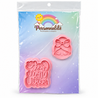 Mum-Themed Fondant Cutter Set