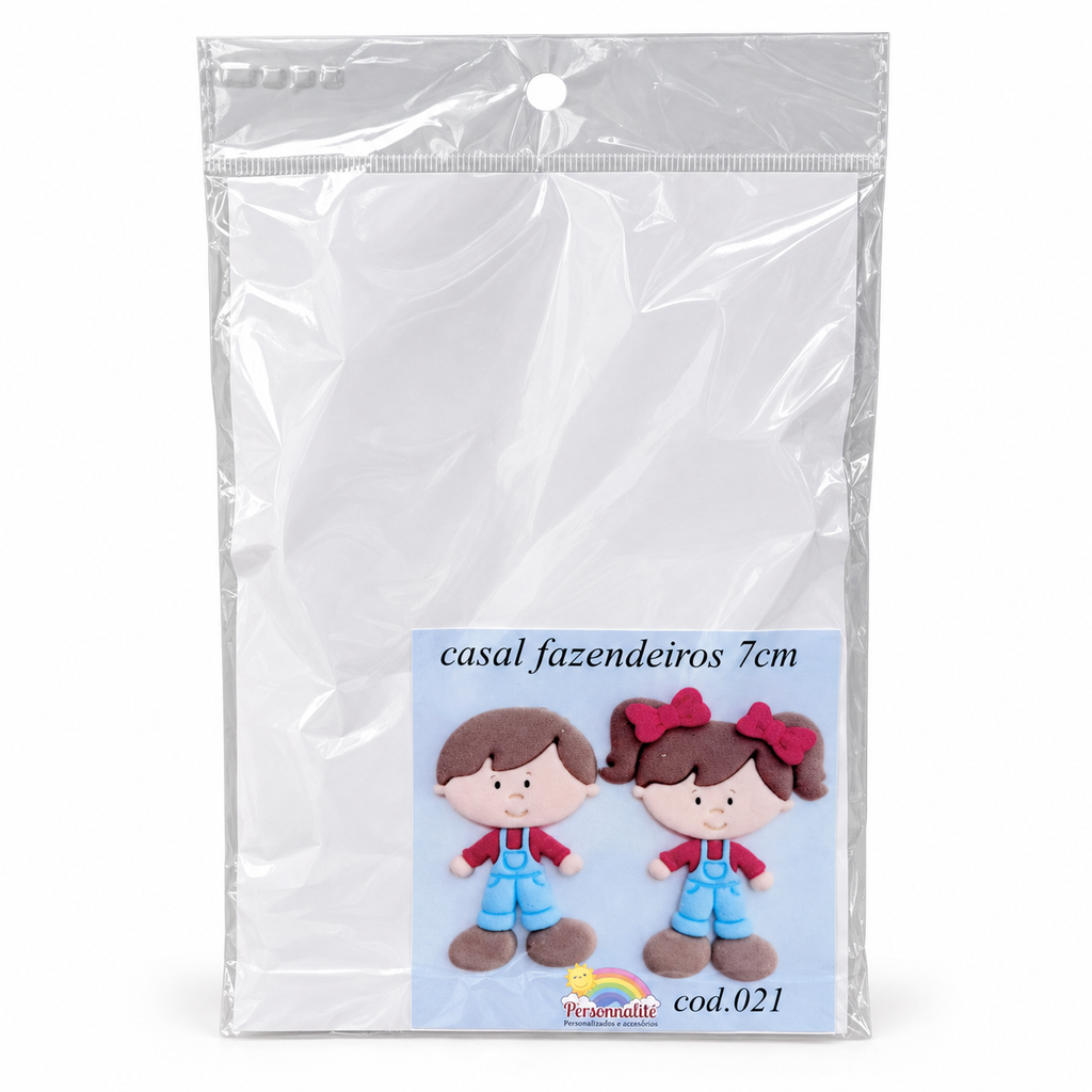 Farmer Couple Fondant Cutter Set - 7 cm