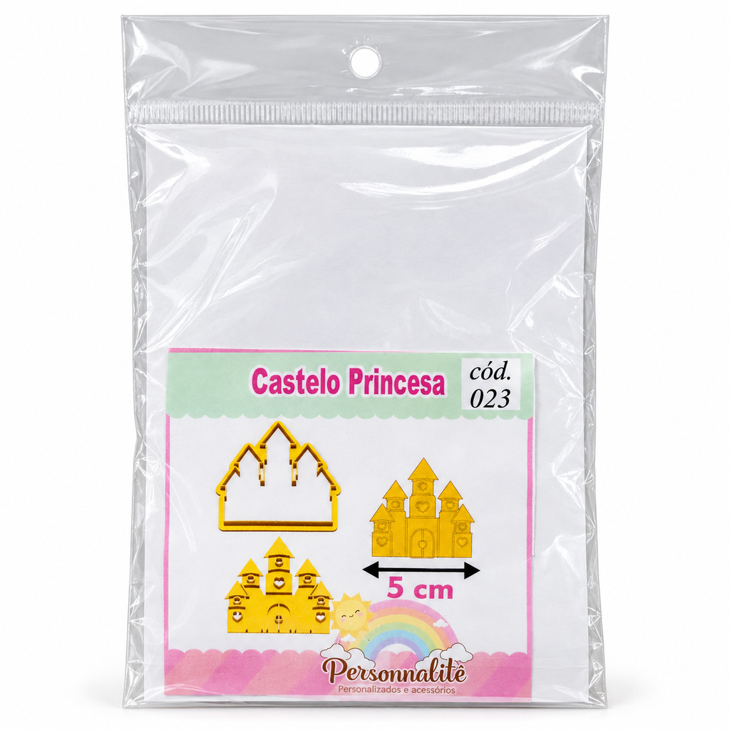 Princess Castle Fondant Cutter - 5 cm