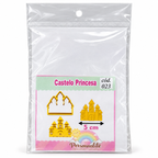 Princess Castle Fondant Cutter - 5 cm