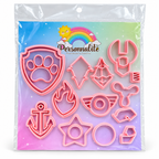 Paw Patrol Shield Fondant Cutter Set