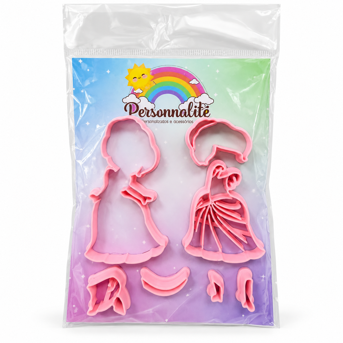 Princess Cinderella Fondant Cutter - 8 cm