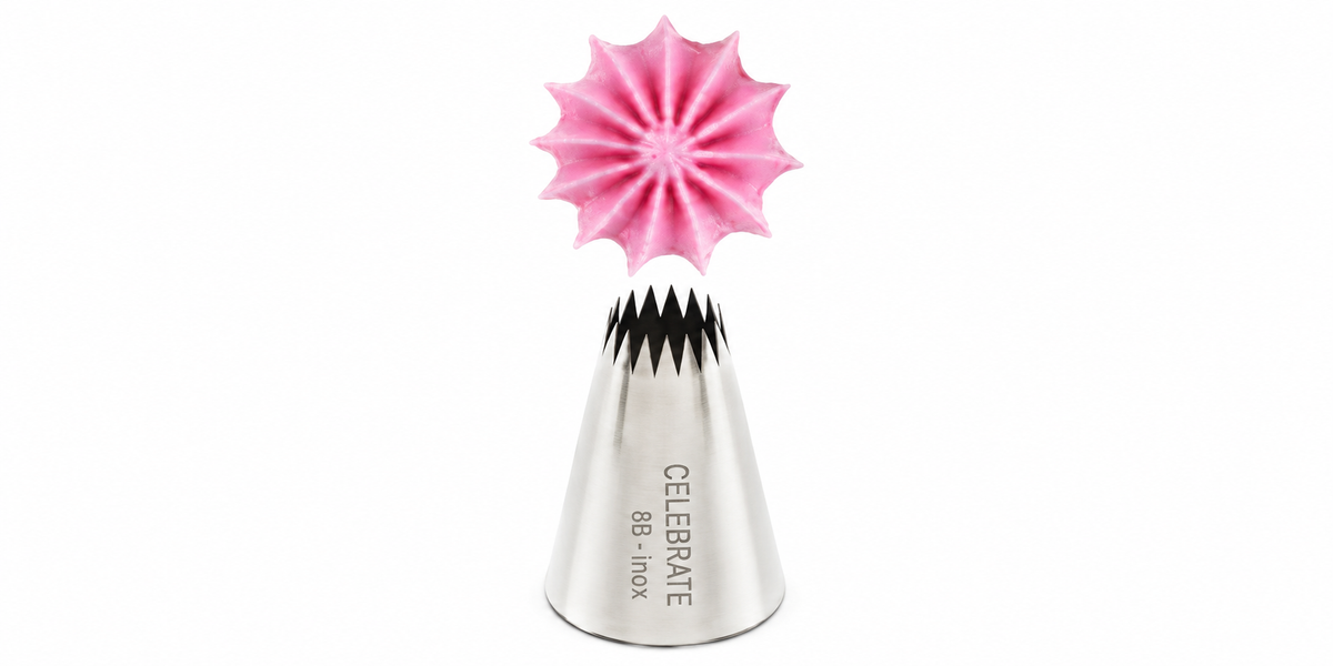 8B Open Star Piping Nozzle