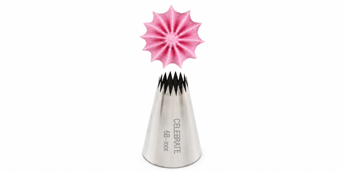 6B Open Star Piping Nozzle