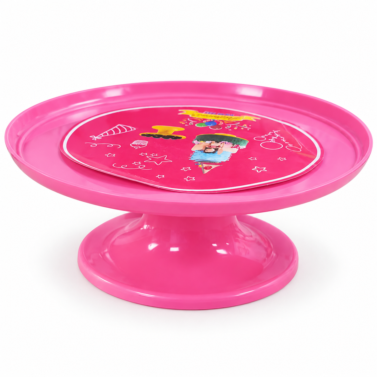 Round Low Pedestal Cake Stand