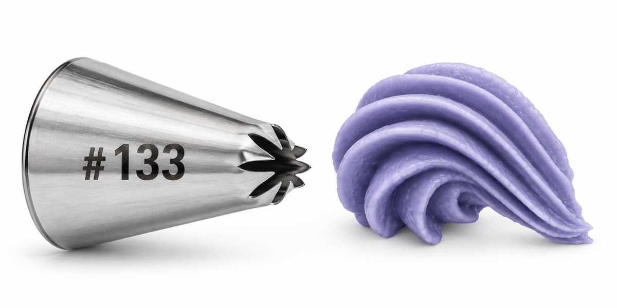 Cake Brasil Closed Star Piping Nozzle #133