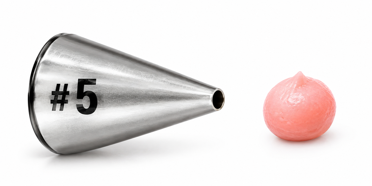 Cake Brasil Round Piping Nozzle #005