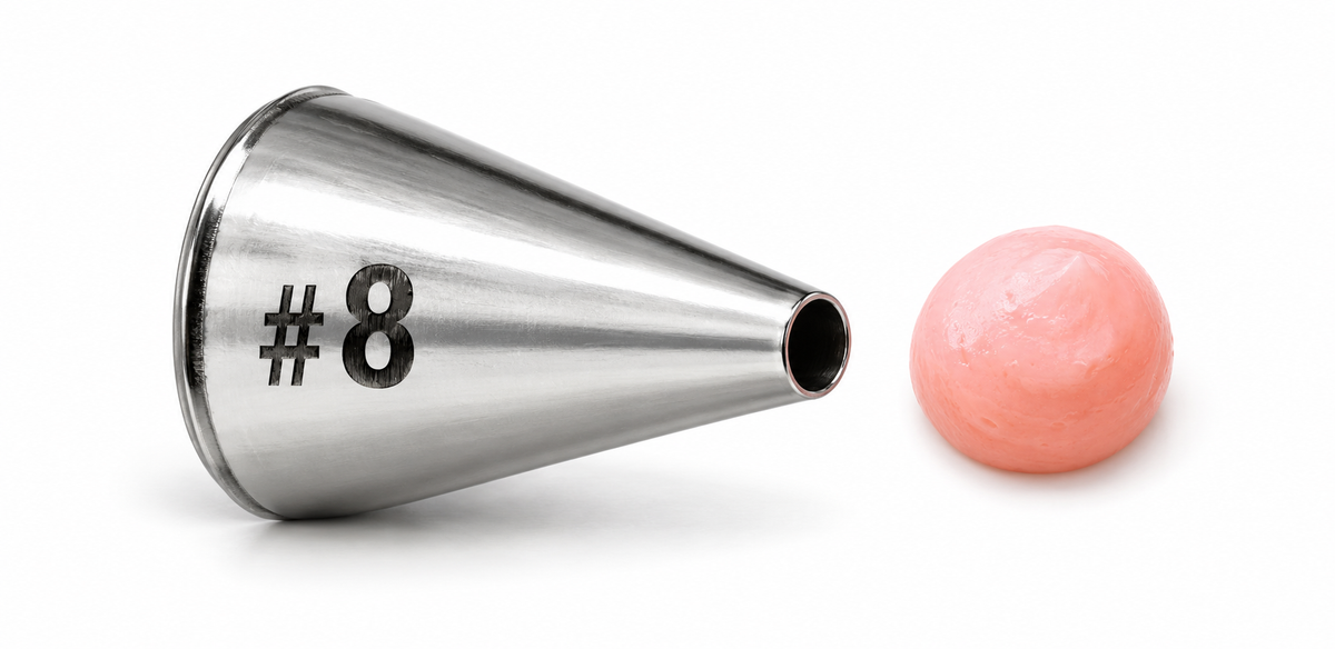 Round Piping Nozzle #008 – Round Tip