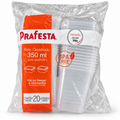 Prafesta Square Food Containers with Lids 350 ml – Pack of 20
