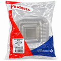 Prafesta Clear Square Dessert Containers 200 ml – Pack of 10