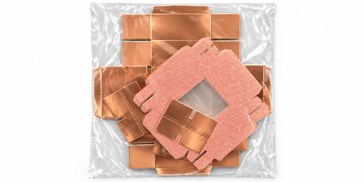 Glitter Window Sweet Box – Holds 4 Sweets