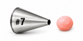 Cake Brasil Round Piping Nozzle #007