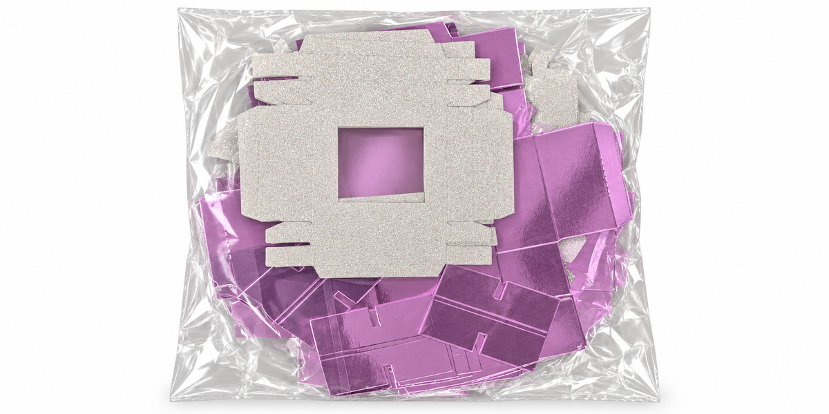 Glitter Window Sweet Box – Holds 4 Sweets