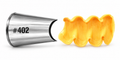 Cake Brasil Ruffle / Specialty Piping Nozzle #402 - Large
