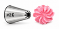 Cake Brasil Drop Flower Piping Nozzle #2C - Large