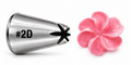 Cake Brasil Drop Flower Piping Nozzle #2D - Large