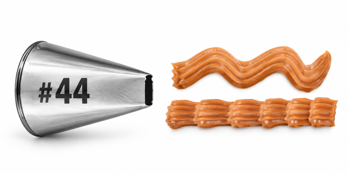 Cake Brasil Basketweave Piping Nozzle #044