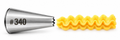 Cake Brasil Ruffle / Specialty Piping Nozzle #340