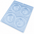 BWB Heart Chocolate Truffle Mould – 3-Part – 800