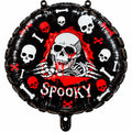 Spooky Skull Halloween Foil Balloon