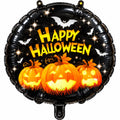 Happy Halloween Foil Balloon – Pumpkins & Bats