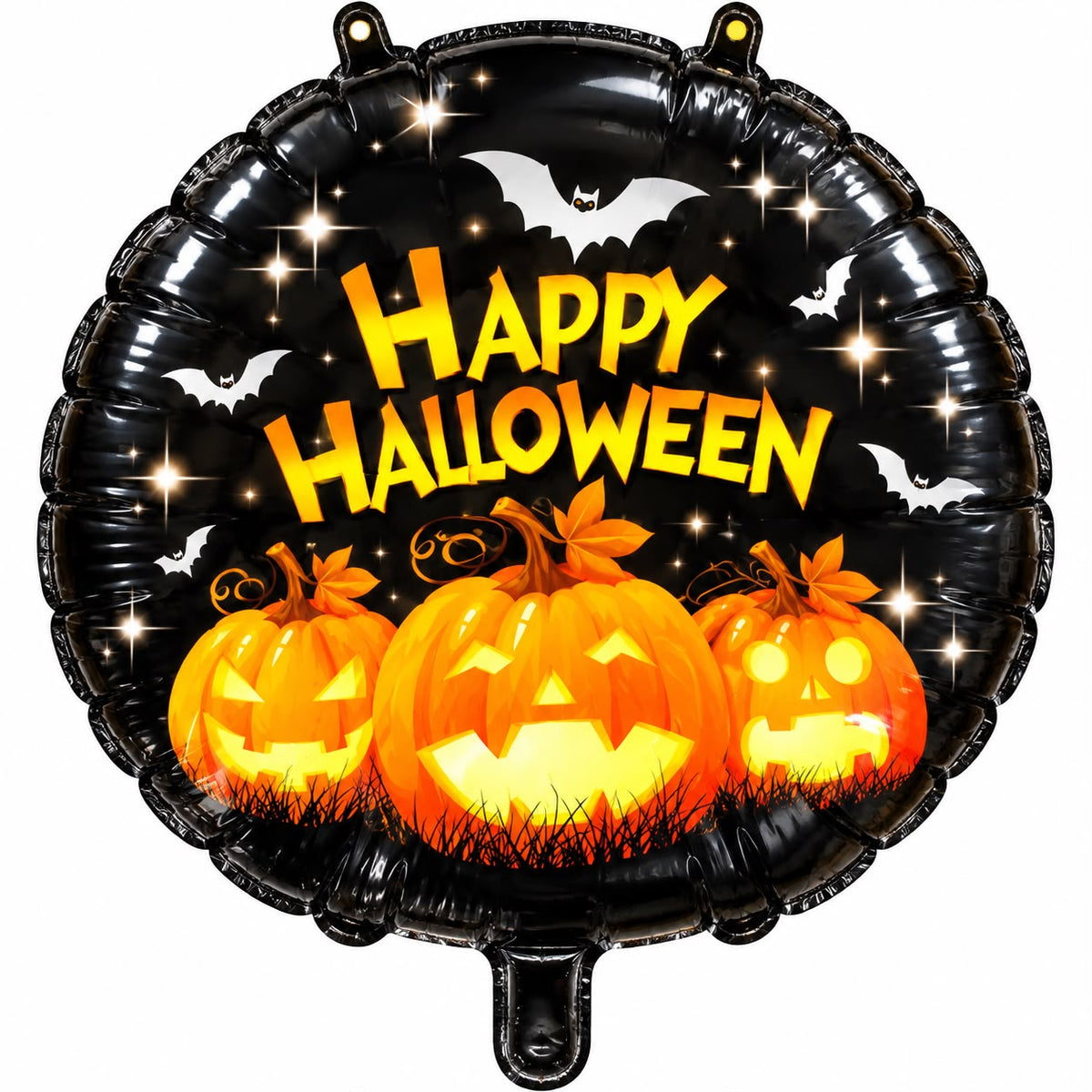 Happy Halloween Foil Balloon – Pumpkins & Bats