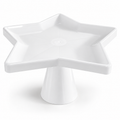 Star-Shaped Pedestal Serving Tray – Various Colours