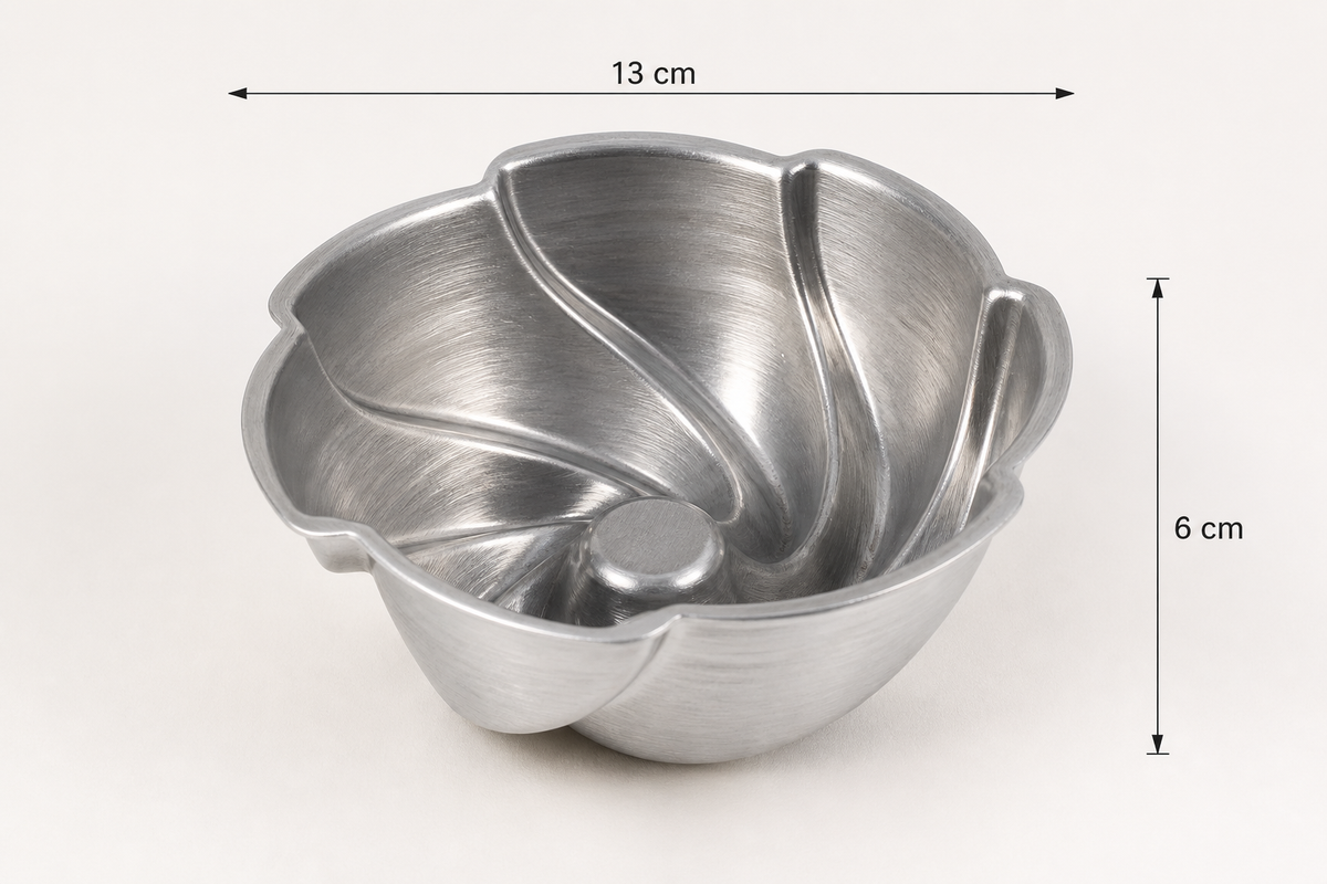 Decorative Volcano Aluminium Cake Tin