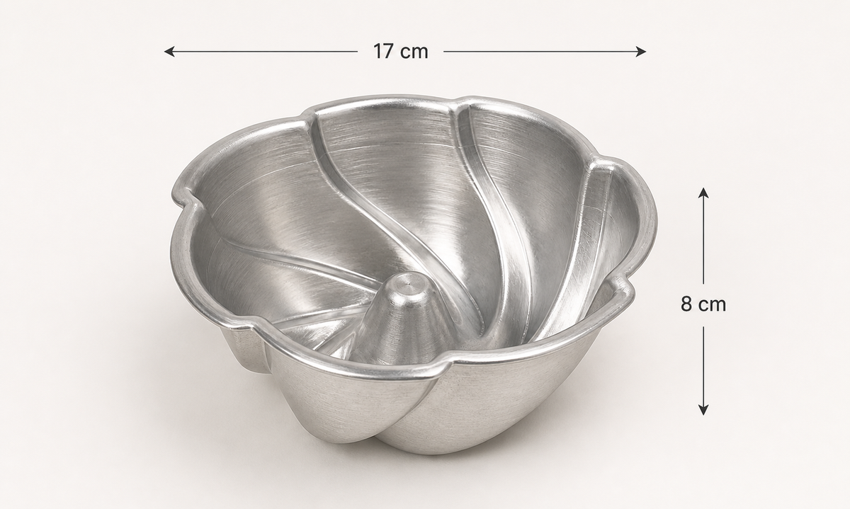 Decorative Volcano Aluminium Cake Tin