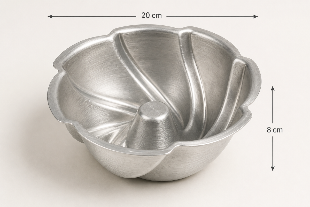 Decorative Volcano Aluminium Cake Tin