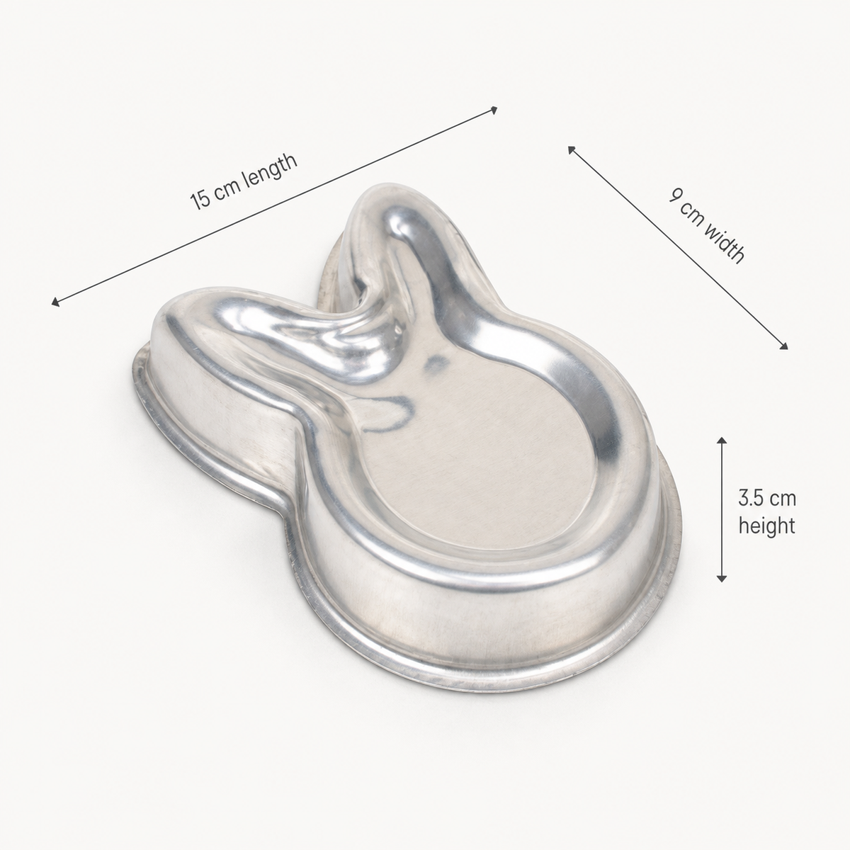 Bunny Head Indented Aluminium Cake Tin – 15 cm
